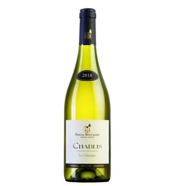 Pascal Bouchard  Le Classique 2018 Chablis - Vin blanc de Bourgogne