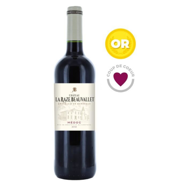 Château La Raze Beauvallet 2012 Médoc - Vin rouge de Bordeaux