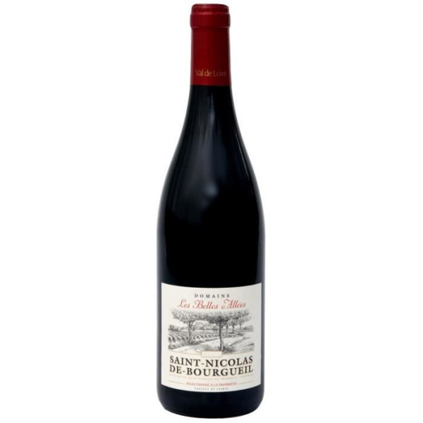 Domaine Les Belles Allées 2017 Saint-Nicolas de Bourgueil - Vin rouge de la Val de Loire