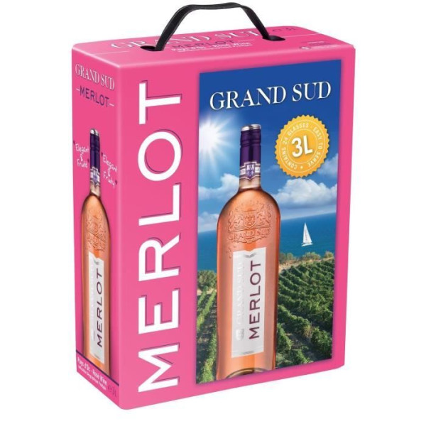 Grand Sud Merlot - Vin rosé du Pays d'Oc