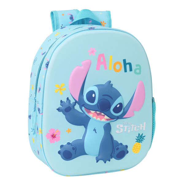 Cartable Lilo  Stitch Bleu clair 27 x 33 x 10 cm