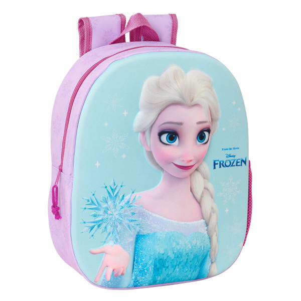 Cartable Frozen Rose Bleu ciel 27 x 33 x 10 cm