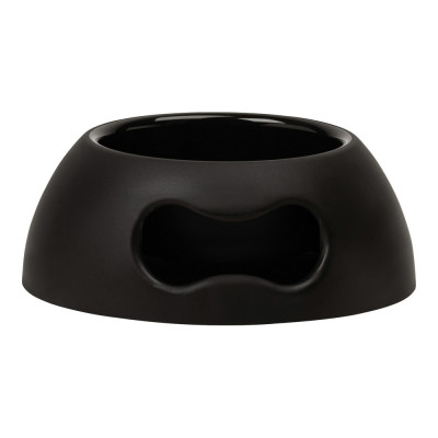 Mangeoire pour chiens United Pets Noir polypropylène (Ø 18 cm)