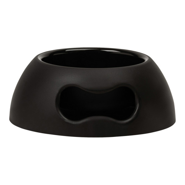 Mangeoire pour chiens United Pets Noir polypropylène (Ø 18 cm)