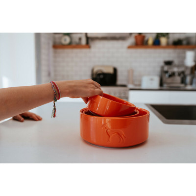 Mangeoire pour chiens Hunter OSBY Orange Céramique 1,1 L
