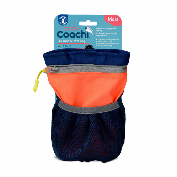 Fourre-tout Coachi Train  Treat Corail