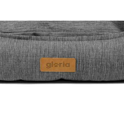Lit pour chien Gloria Gris 70 x 60 cm