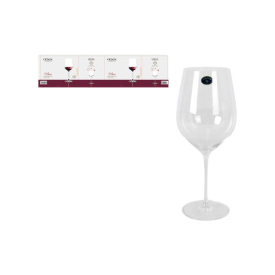 Set de verres à vin Bohemia Crystal Uria Verre (6 Unités)