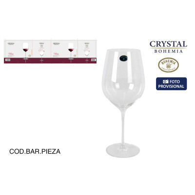 Set de verres à vin Bohemia Crystal Uria Verre (6 Unités)