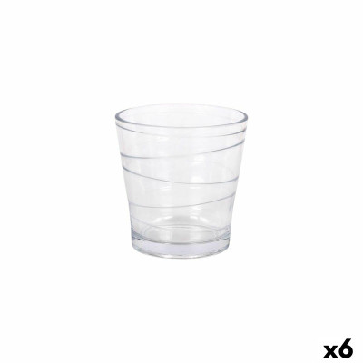 Set de Verres La Mediterránea Rock aros 6 Pièces (6 Unités)