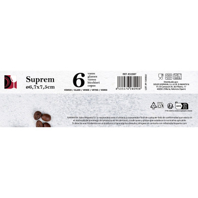 Set de Verres La Mediterránea Suprem 6 Pièces (12 Unités)