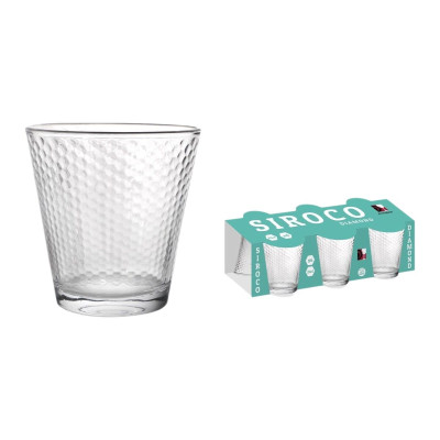 Set de Verres La Mediterránea Siroco diamonds 6 Pièces (12 Unités)