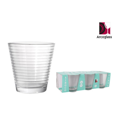 Set de Verres La Mediterránea Siroco rings 6 Pièces (12 Unités)