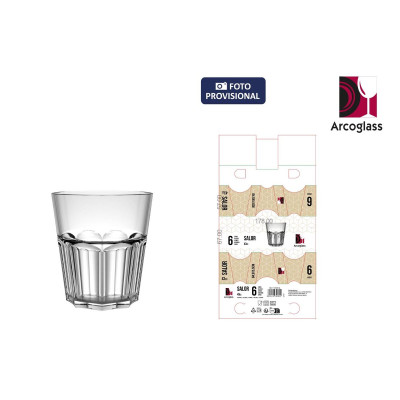 Ensemble de Verres à Liqueur La Mediterránea Salor 6 Pièces (12 Unités)