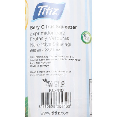 Presse-agrumes Titiz verre 0,6 L (24 Unités)