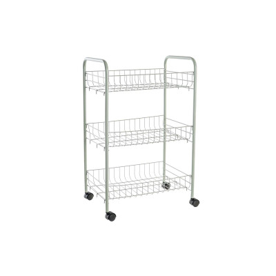 Chariot de service DKD Home Decor 40 x 26 x 62 cm Métal Vert polypropylène