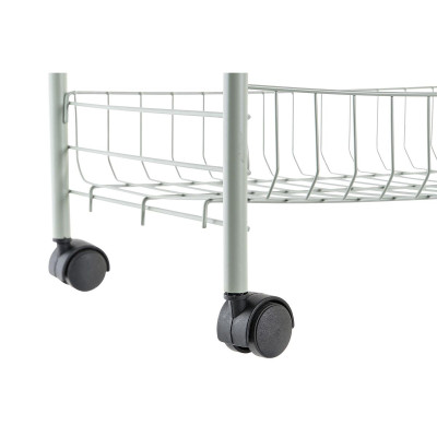 Chariot de service DKD Home Decor 40 x 26 x 62 cm Métal Vert polypropylène