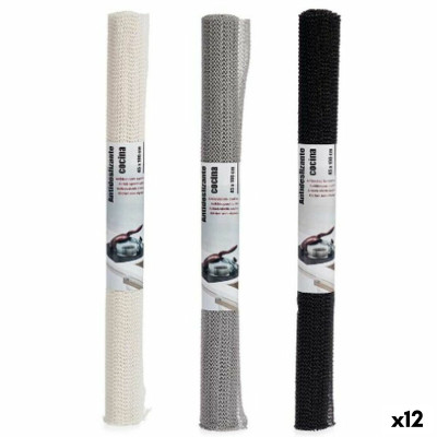 Antidérapant Blanc Noir Gris Caoutchouc 45 x 0,1 x 100 cm (12 Unités) Antidérapant Blanc Noir Gris Caoutchouc 45 x 0,1 x 100 cm (12 Unités)