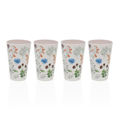 Pot pour ustensiles de cuisine Versa Polyéthylène RPET 13,8 cm 4 Pièces