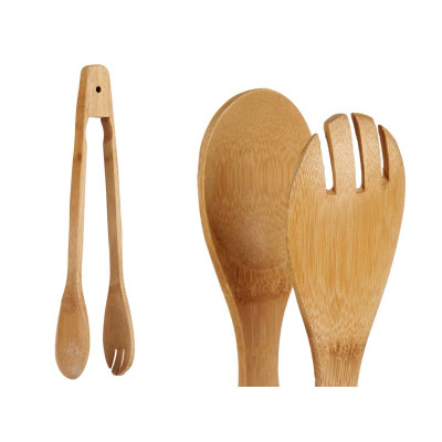 Pinces de Cuisine Bambou 30 x 5 x 7,5 cm (12 Unités)
