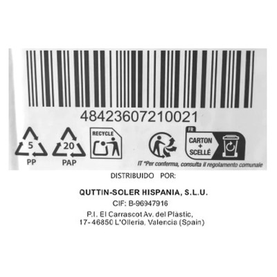 Tire-bouchon Quttin 12,5 x 3 cm (24 Unités)