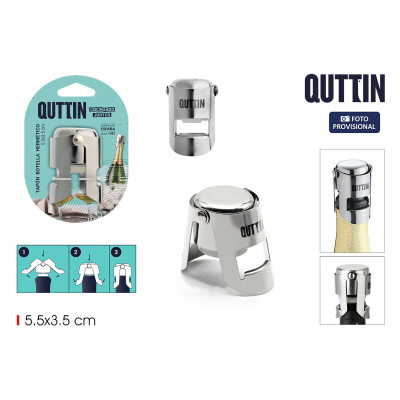 Bouchon hermétique pour bouteille Quttin (24 Unités)