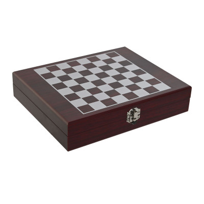 Set d'Accessoires pour Vin Home ESPRIT Marron Bois MDF 24 x 19 x 5 cm