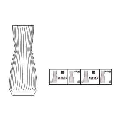 Bouteille en Verre La Mediterránea 1 L (6 Unités)