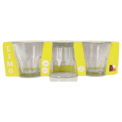Set de Verres Inde Limo 260 ml 6 Pièces (8 Unités)