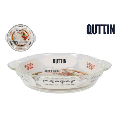 Plat à Gratin Quttin Quttin verre 23,9 x 20,4 x 4,4 cm (6 Unités)