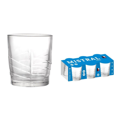 Set de Verres La Mediterránea Mistral duna 6 Pièces (12 Unités)