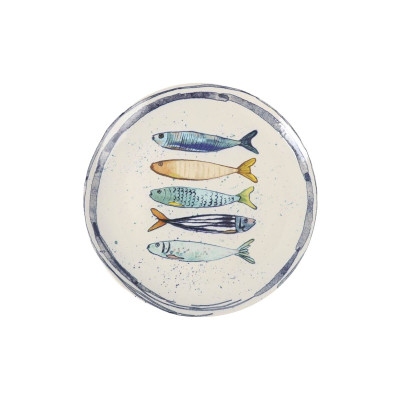 Assiette plate La Mediterránea Peixe Ø 26 cm (6 Unités)