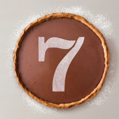 Gabarit de gâteau Algon 25 cm Numéro 7 (36 Unités)