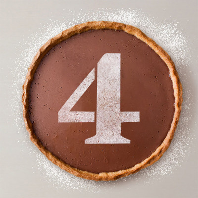 Gabarit de gâteau Algon 25 cm Numéro 4 (36 Unités)