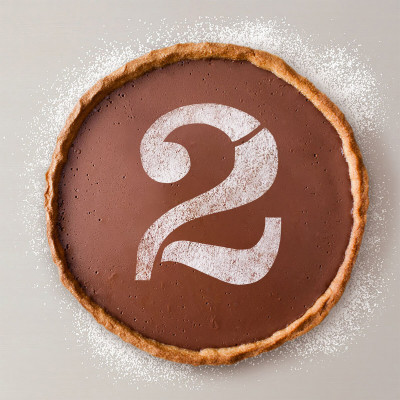 Gabarit de gâteau Algon 25 cm Numéro 2 (36 Unités)
