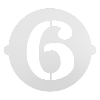 Gabarit de gâteau Algon 25 cm Numéro 6 (36 Unités)