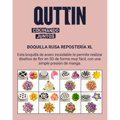Embouts pour poches à douille Quttin XL 48 Unités