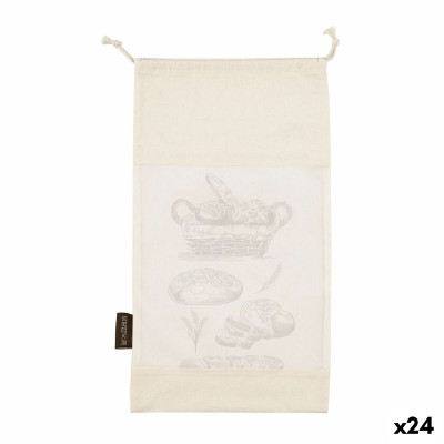 Ensemble de sac alimentaire réutilisable Quttin Bread 25 x 45 cm (24 Unités)