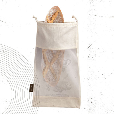 Ensemble de sac alimentaire réutilisable Quttin Bread 25 x 45 cm (24 Unités)
