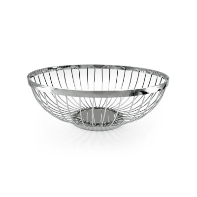 Corbeille à Pain My Bar Argenté Métal 25,5 x 9,5 cm (12 Unités)