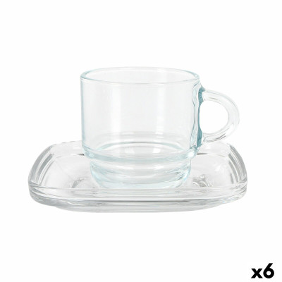 Jeu de 6 tasses avec plat LAV Cozy (6 Unités)