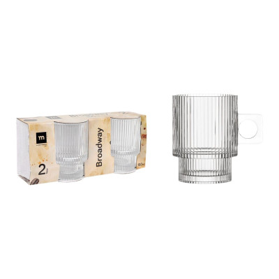 Lot de tasses La Mediterránea Broadway 2 Pièces (36 Unités)