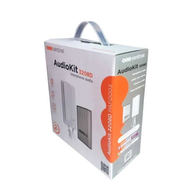 Interphone audio 2 fils SCS SENTINEL AudioKit 3208D - Porte-nom lumineux - Déclenchement gâche possible
