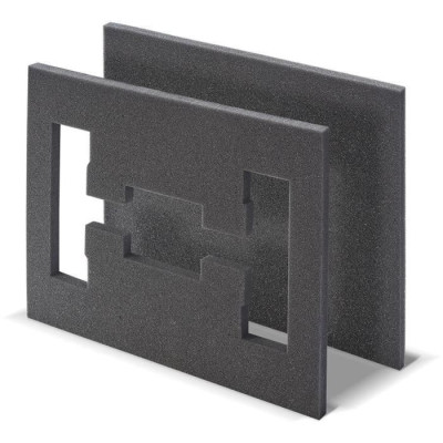 Insert en mousse - TOOD - 2 pieces - Pour coffret professionnel - Emboîtable - 40x30x4 cm