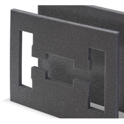 Insert en mousse - TOOD - 2 pieces - Pour coffret professionnel - Emboîtable - 40x30x4 cm