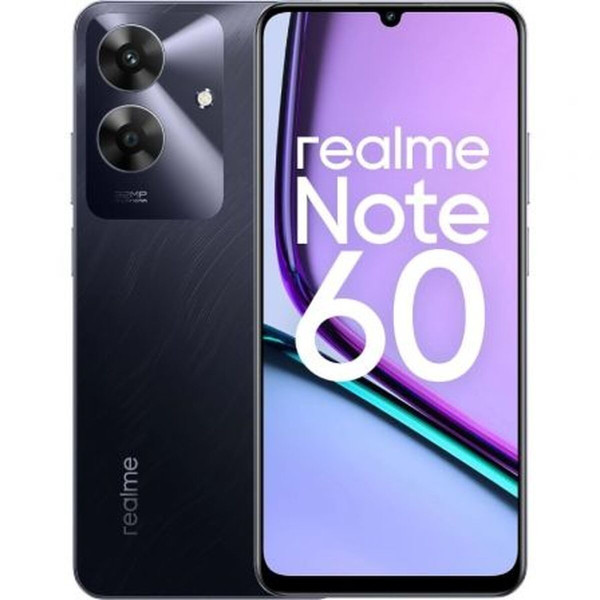 Smartphone Realme NOTE 60 6-128 BK Octa Core 6 GB RAM 128 GB Noir