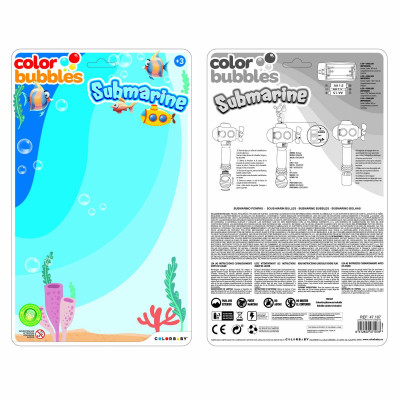 Jeu de Bulles de Savon Colorbaby 14 x 28 x 7,5 cm (6 Unités)