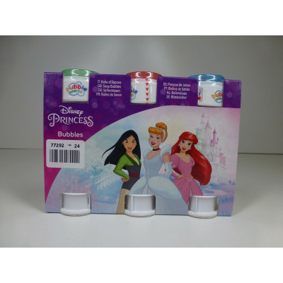 Jeu de Bulles de Savon Disney Princess 3,8 x 11,5 x 3,8 cm (24 Unités)
