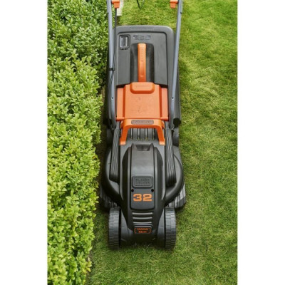 Tondeuse électrique BLACKDECKER BEMW351-QS - 1000W - 32cm de coupe - 3 hauteurs réglables