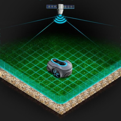 Tondeuse robot - GARDENA - Smart SILENO Free 800 - Sans câbles périphériques - Surface 800 m² - Inclus smart Gateway